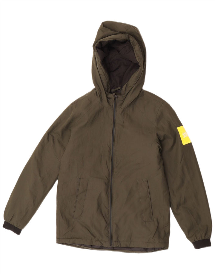 Jack & Jones Bomber à capuche garçon 11-12 ans Kaki