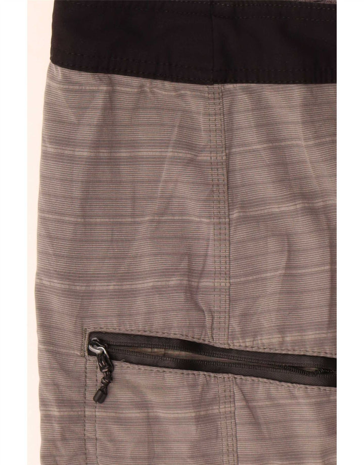 Rip Curl Short de bain homme grand gris rayé polyester