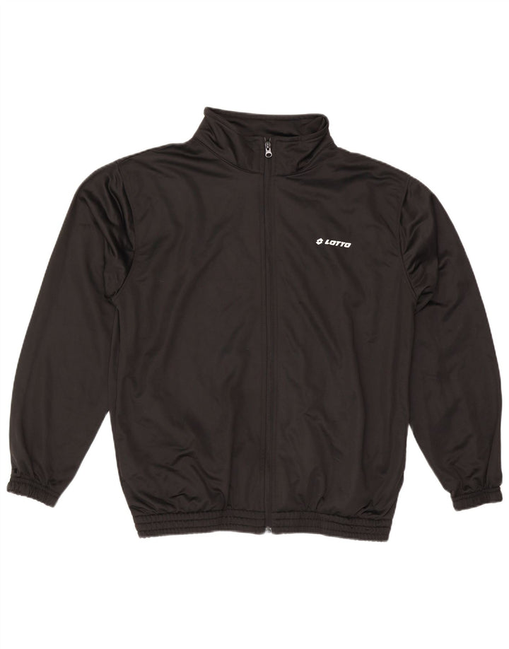 LOTTO Veste de Survêtement Homme Large Noir Polyester