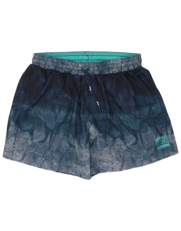 Mountain Warehouse Short de bain pour femme UK 20 2XL Bleu marine Tie Dye