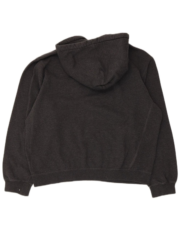 Russell Athletic Pull à capuche surdimensionné graphique pour femme UK 10 Petit Gris