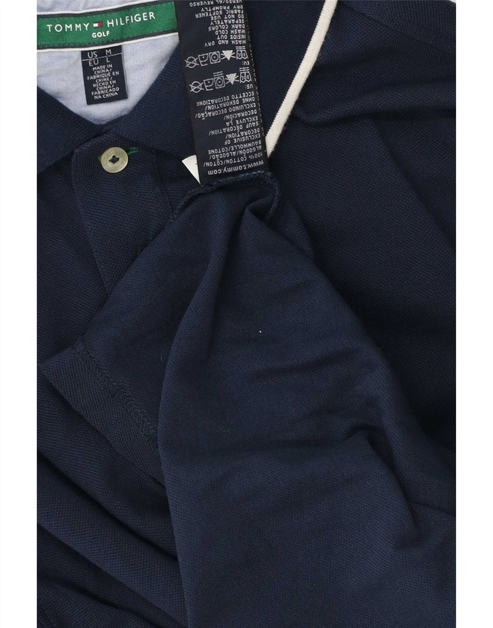 Tommy Hilfiger Polo Homme Bleu Marine Moyen Rayé Coton