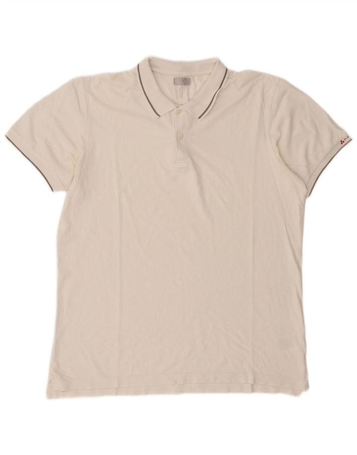 PEUTEREY Polo Homme 2XL Blanc Coton