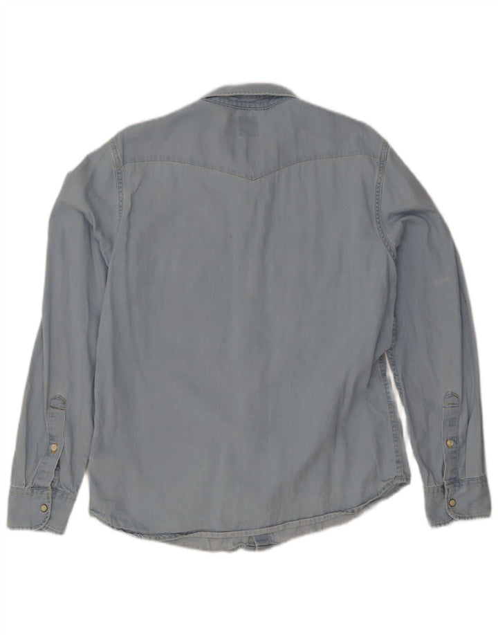 Lee Chemise en Jean Coupe Slim Femme Grand Bleu Coton