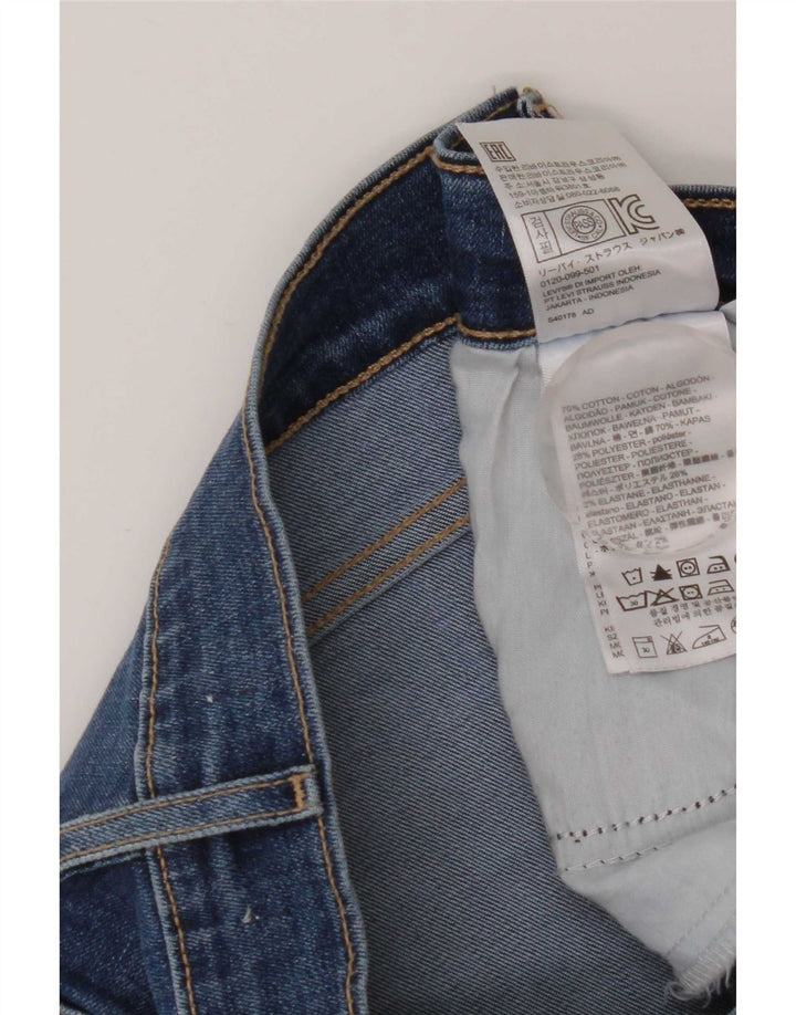 Levi's Jean Skinny Déchiré W32 L30 Femme Bleu Coton