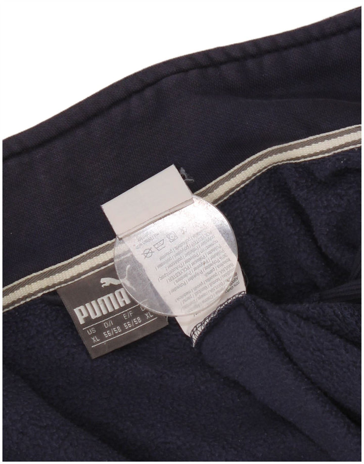 Puma Veste de survêtement pour homme XL Bleu marine Coton