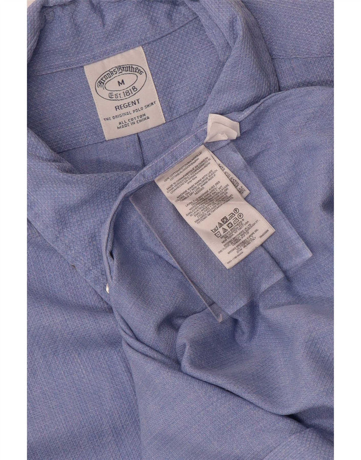 Brooks Brothers Chemise Regent Homme Bleu Moyen Coton Géométrique