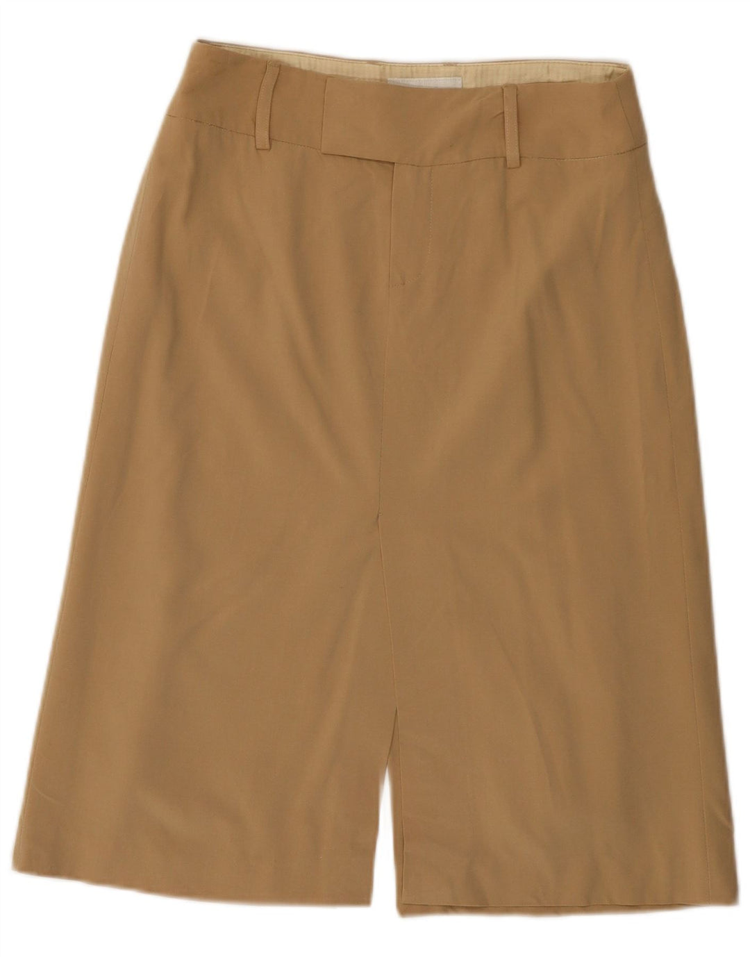 Zara Femme Jupe A-Line IT 40 Small W30 Kaki Polyester