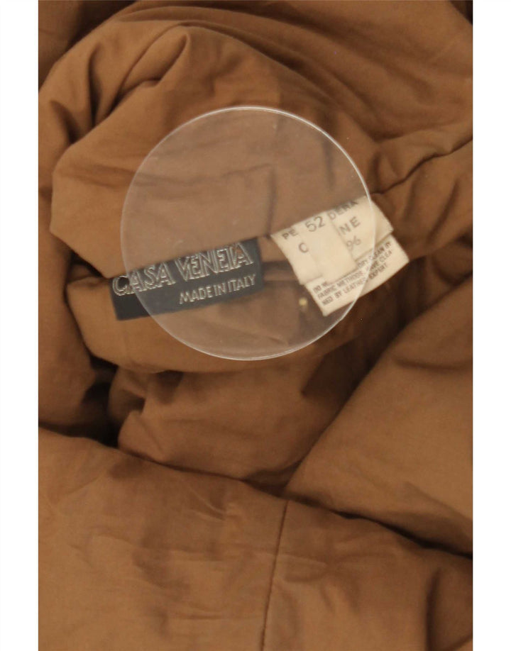 Casa Veneta Manteau en Cuir Homme IT 52 XL Beige