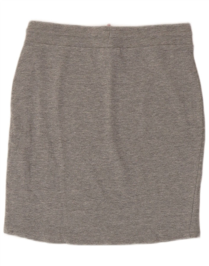 Kangourous Jupe Femme UK 10 Petit Gris Moucheté Coton