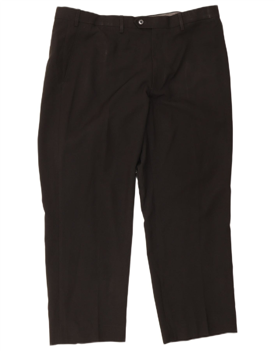 Marks & Spencer Pantalon de costume coupe classique pour femme W38 L29 Noir Polyester