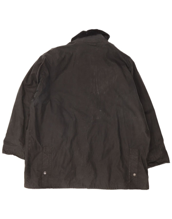 MC Orvis Veste ample en coton ciré pour homme UK 40 Large Noir