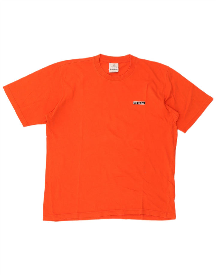 Adidas T-Shirt Homme Haut Orange Moyen Coton