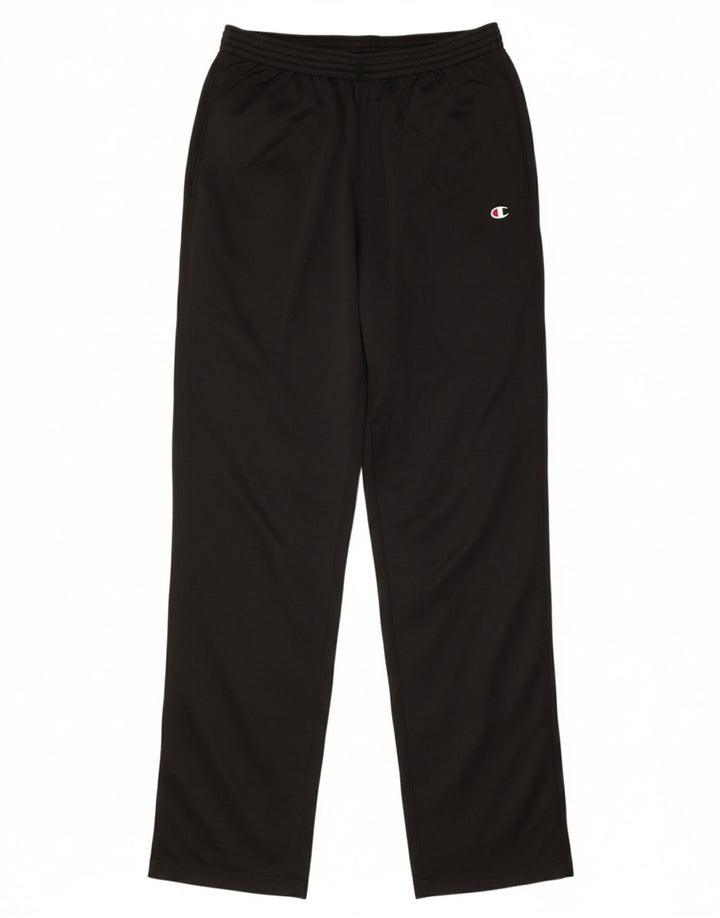 CHAMPION Mens Tracksuit Trousers Medium  Black Polyester