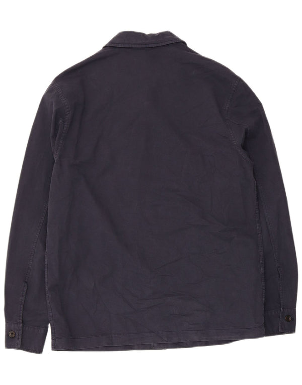 Chemise Zara Homme Bleu Marine Moyen Coton