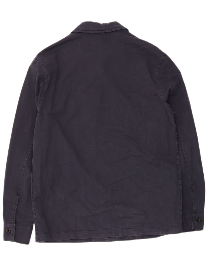 Chemise Zara Homme Bleu Marine Moyen Coton