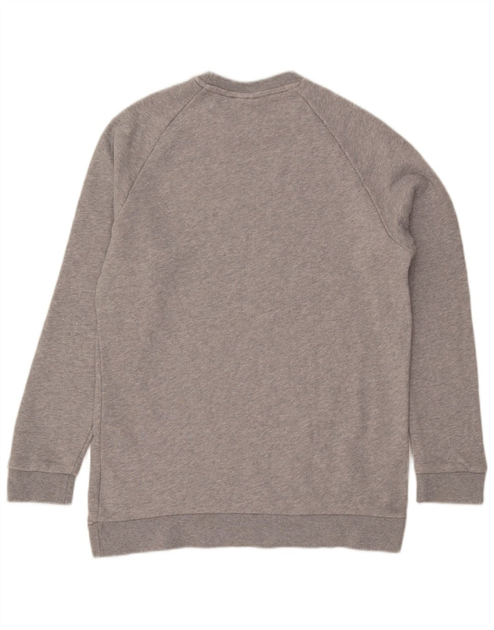 ADIDAS Sweat-Shirt Homme Gris Moyen Moucheté Coton