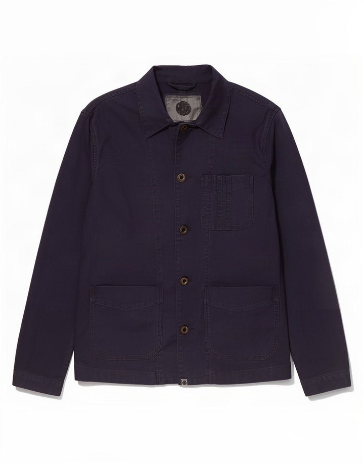 Pretty Green Veste utilitaire pour homme UK 40 Grand coton bleu marine