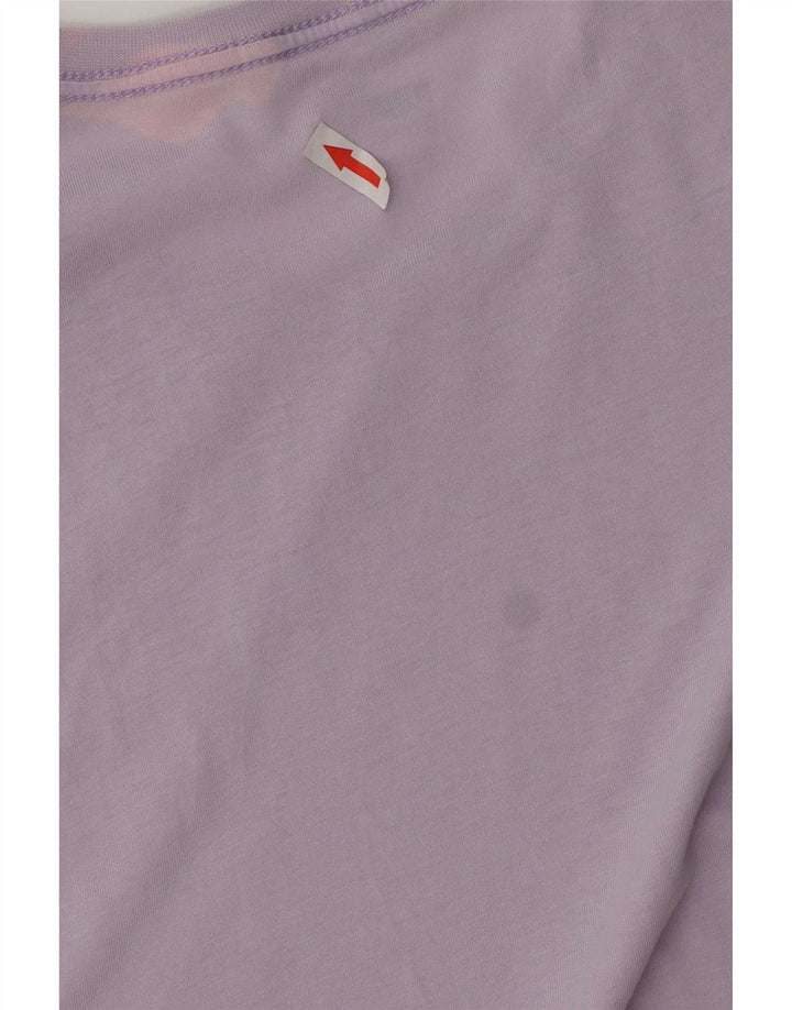 Puma T-shirt pour homme en coton violet Taille L