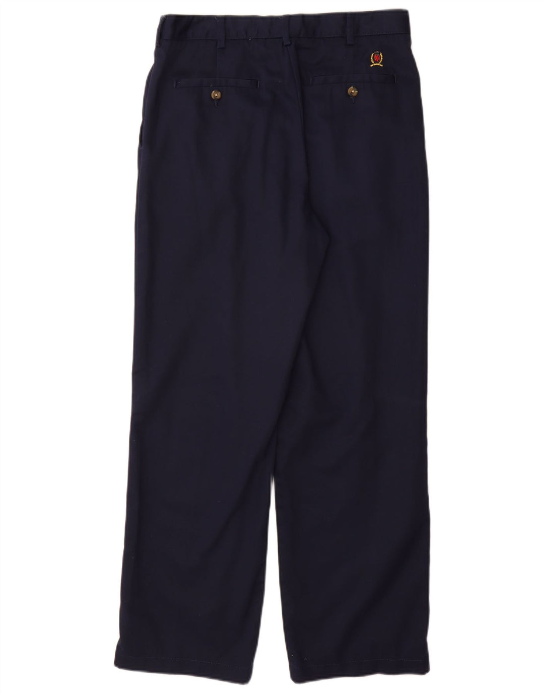 TOMMY HILFIGER Pantalon Chino Droit Homme W32 L30 Bleu Marine