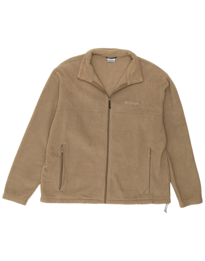Columbia Veste Polaire Homme UK 44 2XL Beige Polyester