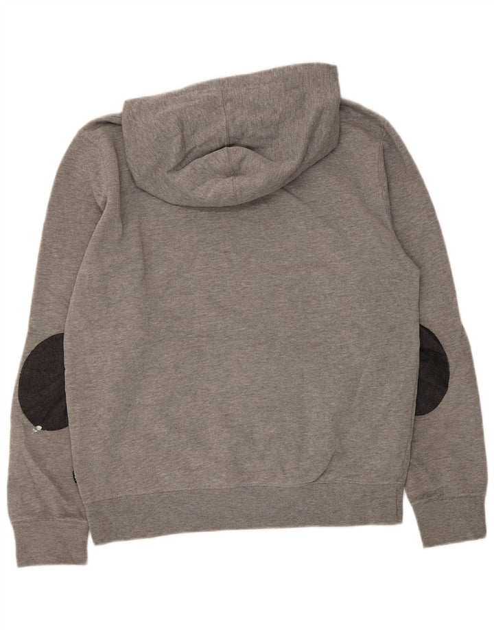 HUF Pull à capuche graphique homme petit gris coton