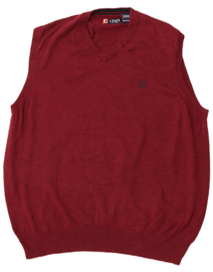 CHAPS Débardeur Homme 2XL Coton Marron