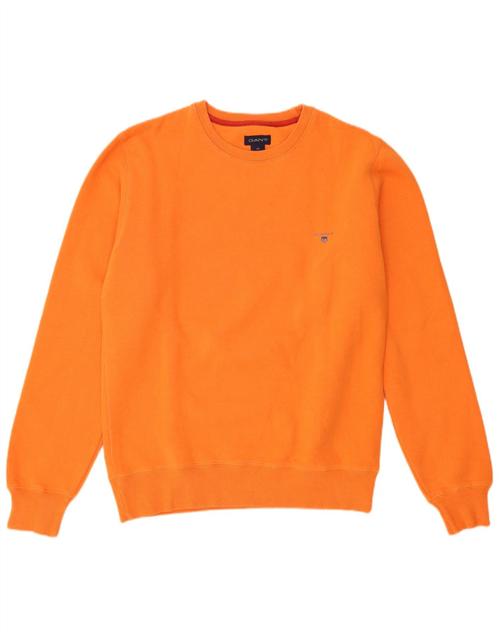 Gant Sweat-Shirt Homme Orange Moyen Coton