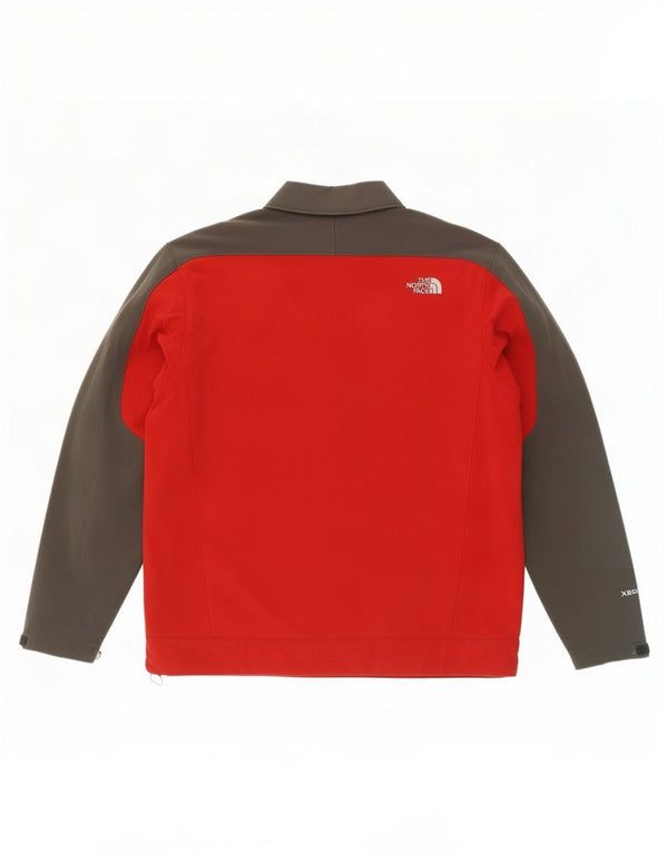 The North Face Veste coupe-vent pour homme UK 40 Large Rouge Colourblock