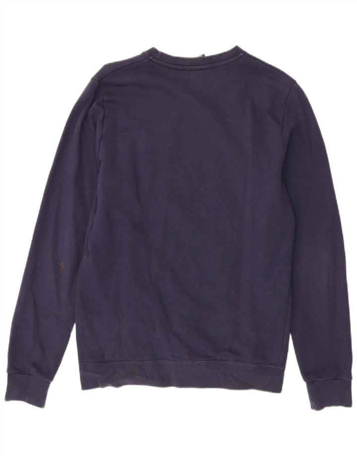 Starter Sweat-Shirt Graphique Homme Bleu Marine Moyen Coton