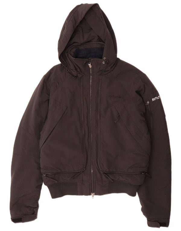 Woolrich Veste matelassée à capuche pour homme UK 38 Medium Noir