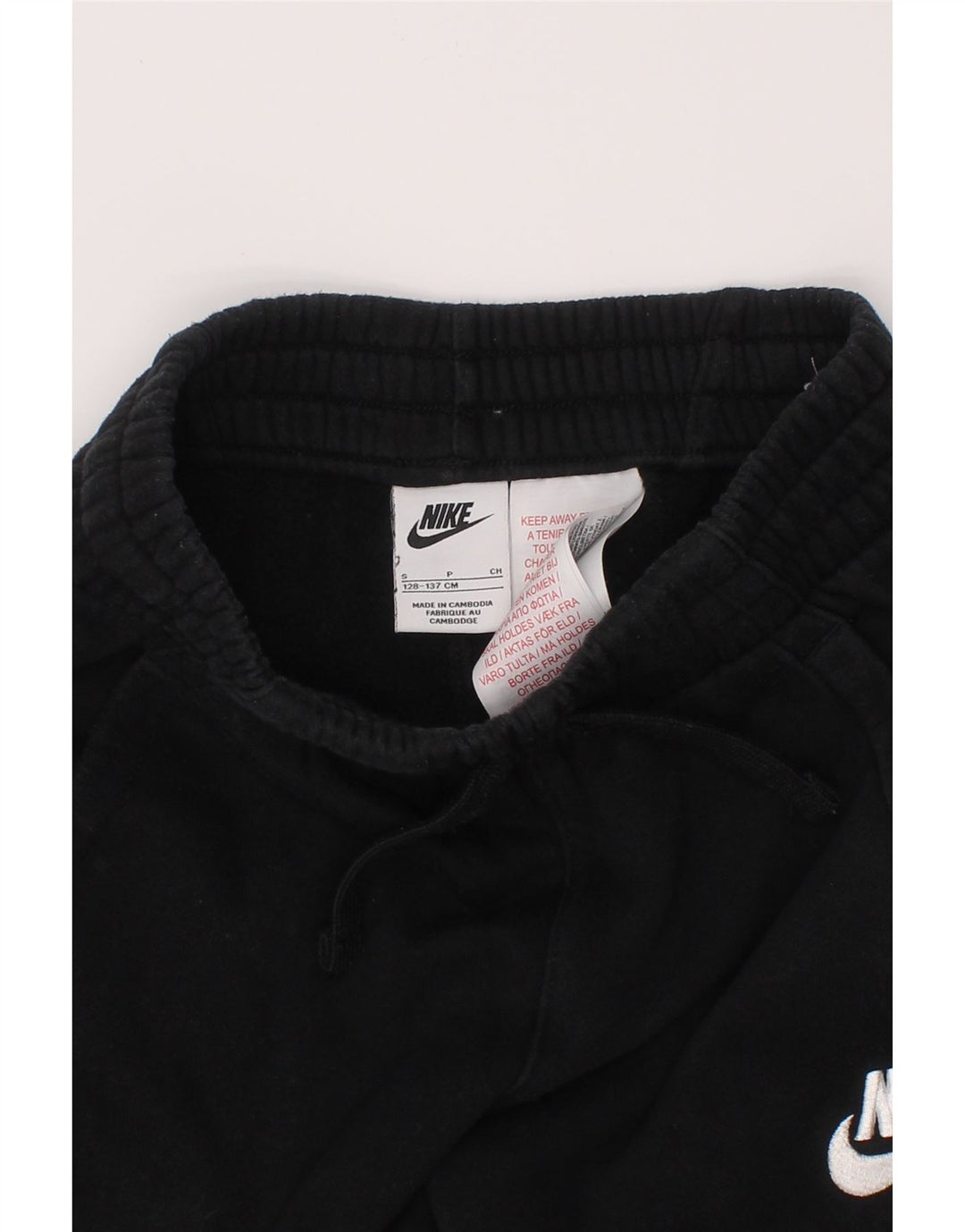 NIKE Pantalon de survêtement graphique fille 8-9 ans petit coton noir