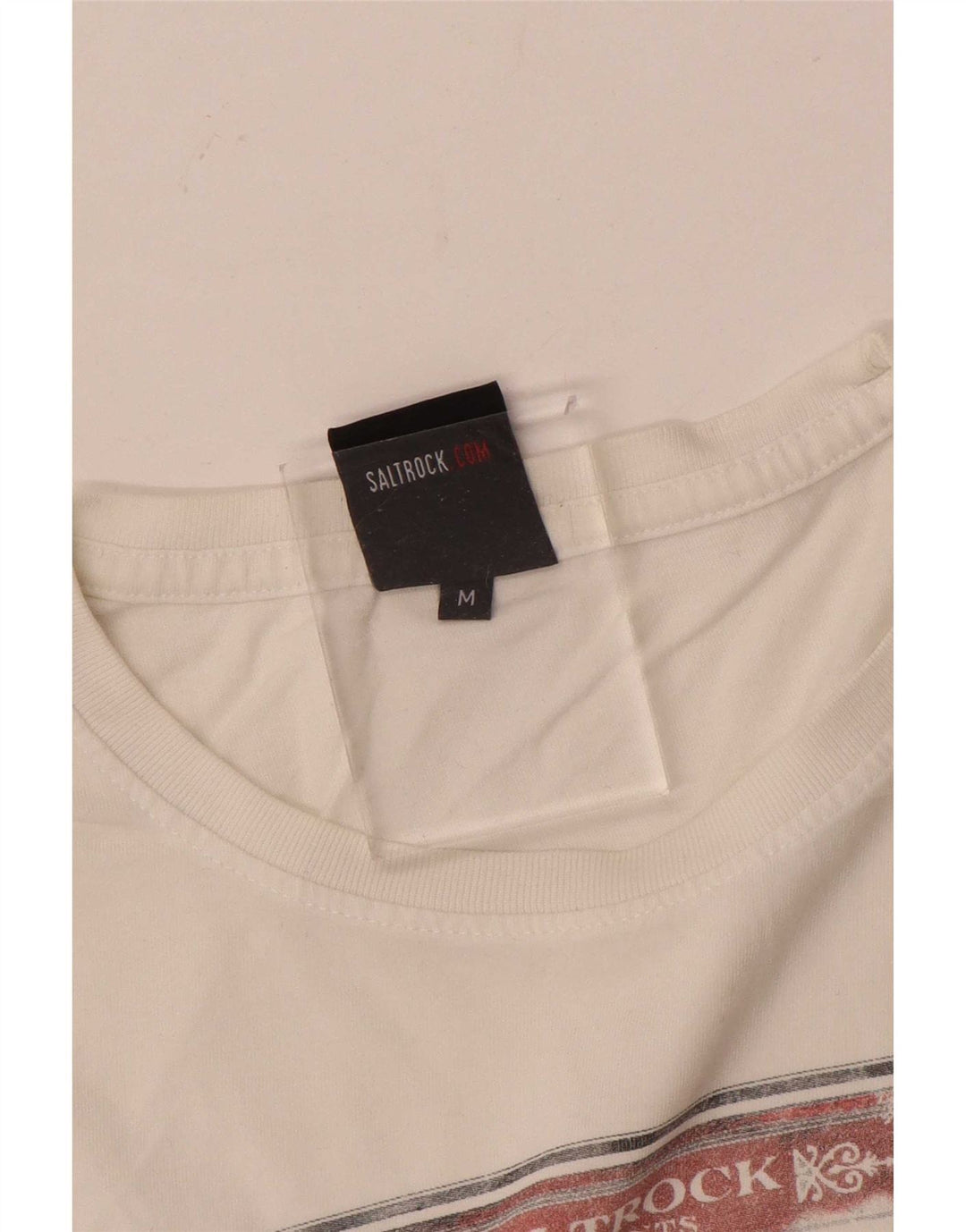 Saltrock T-Shirt Graphique Homme Blanc Moyen