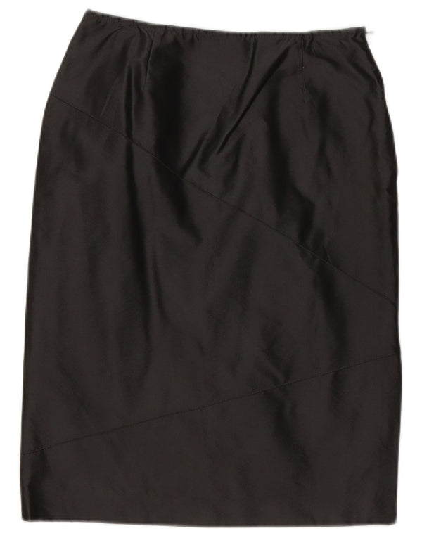 Max & Co. Jupe mi-longue pour femme UK 10 Small W28 Noir Polyester