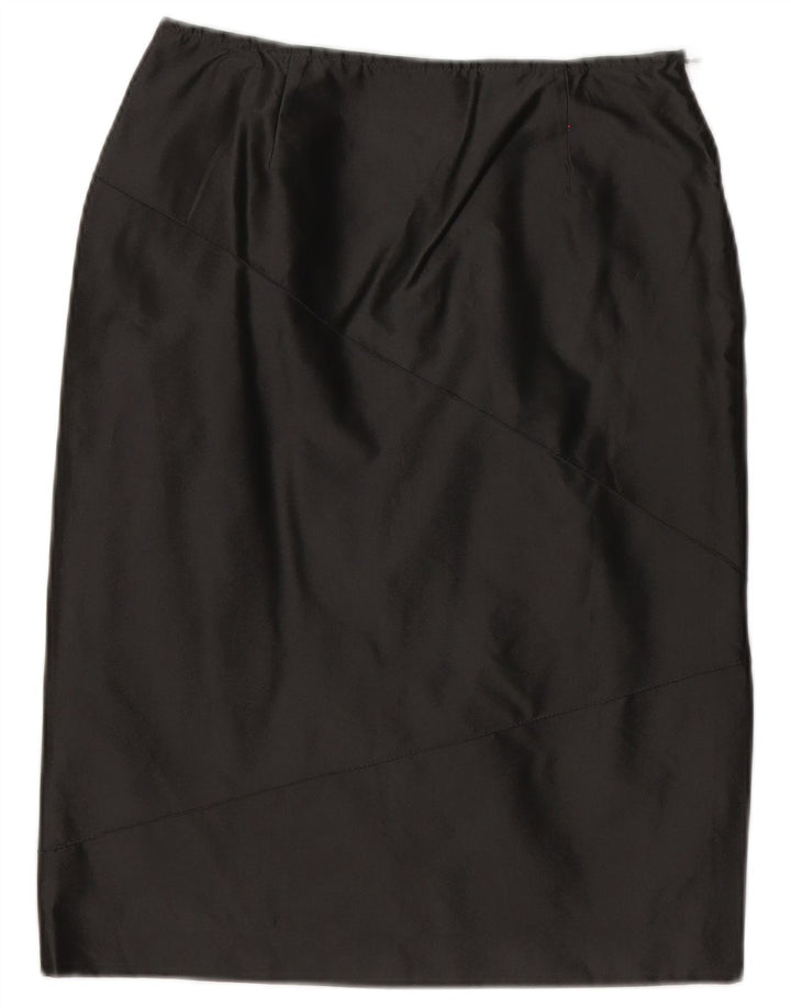 Max & Co. Jupe mi-longue pour femme UK 10 Small W28 Noir Polyester