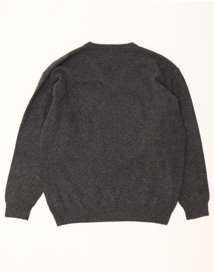 Sergio Tacchini Pull Col V Homme XL Gris Laine