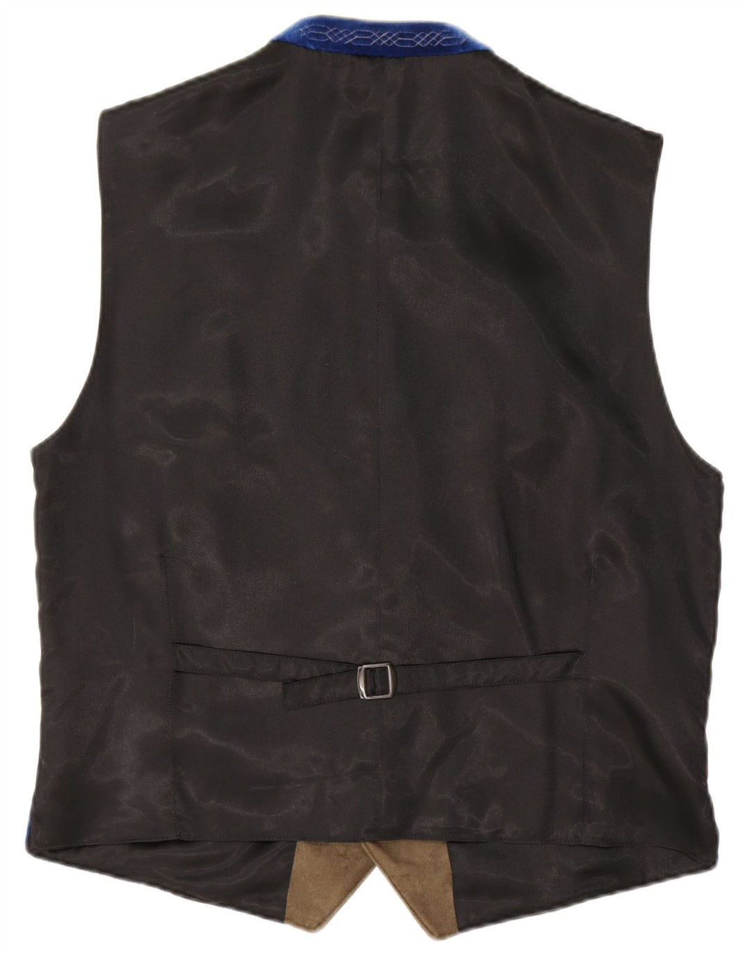 Gilet Velours Homme Bleu Moyen Coton