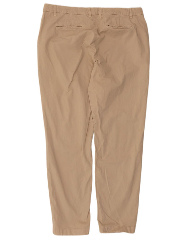 Fat Face Pantalon Chino Slim Homme UK 16 Large W36 L29 Coton Beige