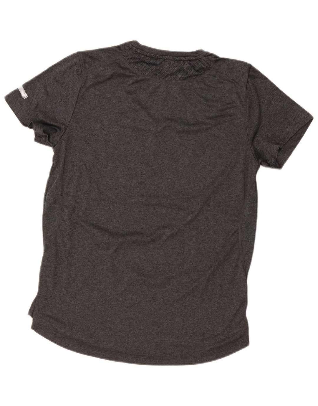 Ellesse Hommes Slim Fit Graphic T-Shirt Top Petit Gris Polyester