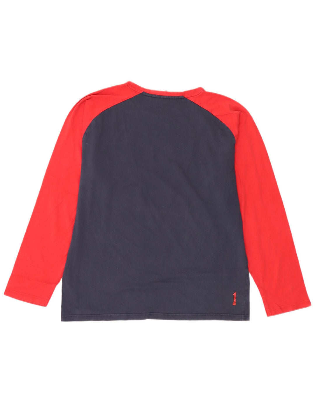 Bench Haut Graphique Homme Manches Longues XL Bleu Marine Colorblock Coton
