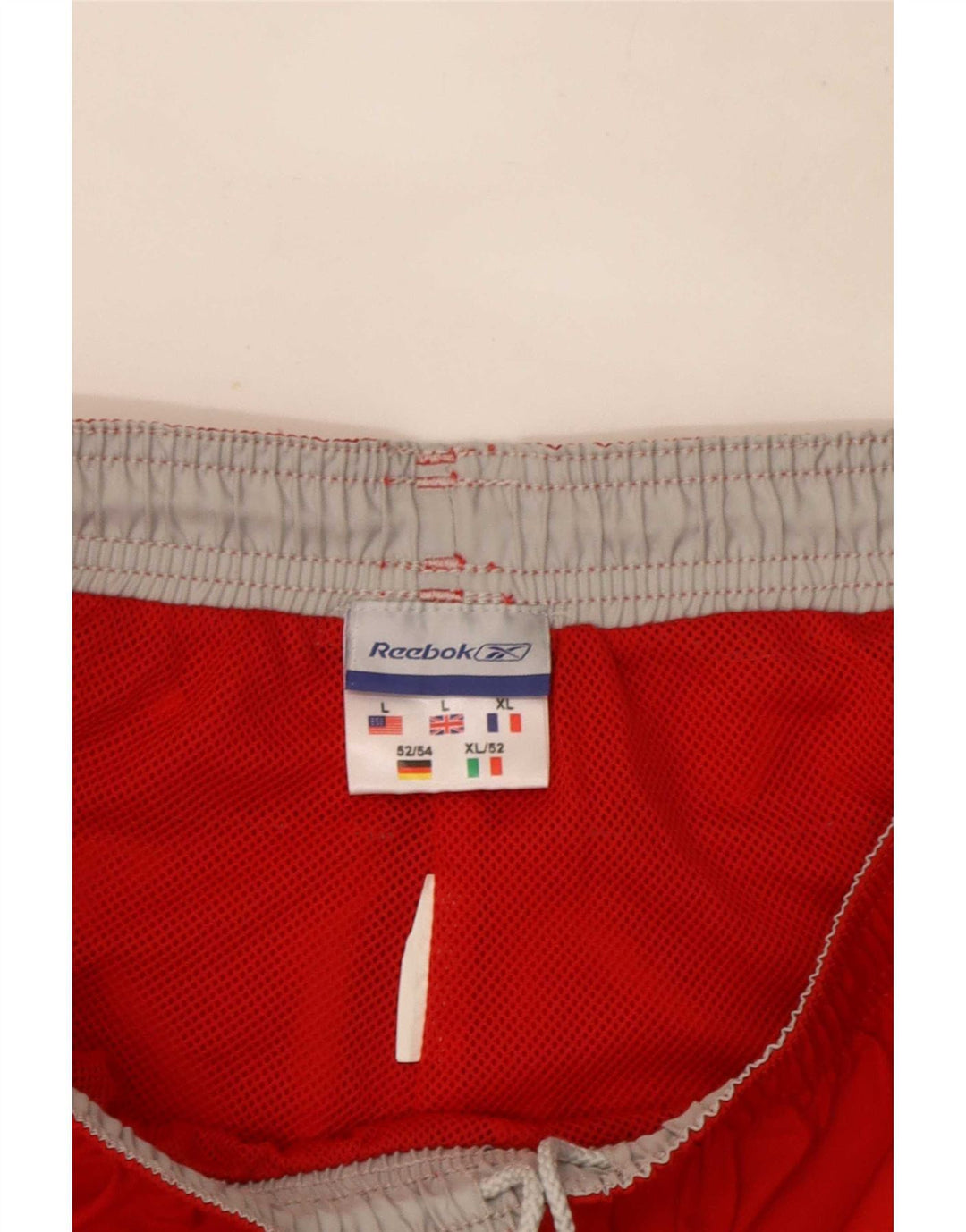 Reebok Pantalon de Survêtement Capri Homme Rouge Large