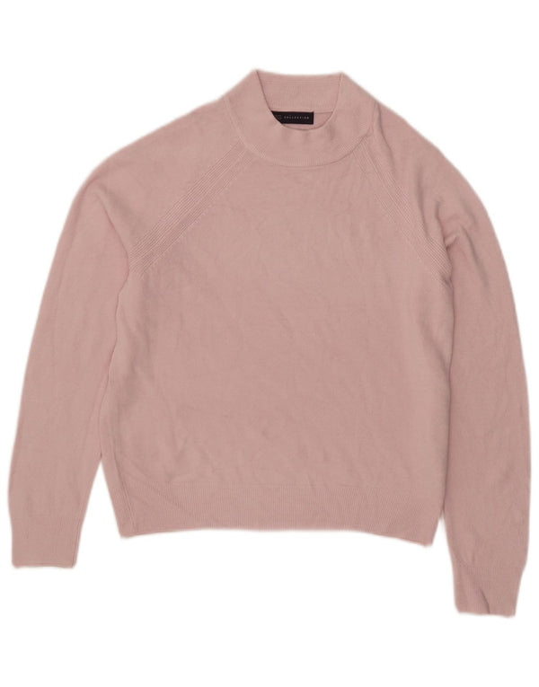 Marks & Spencer Pull court à col roulé pour femme UK 8 Small Rose