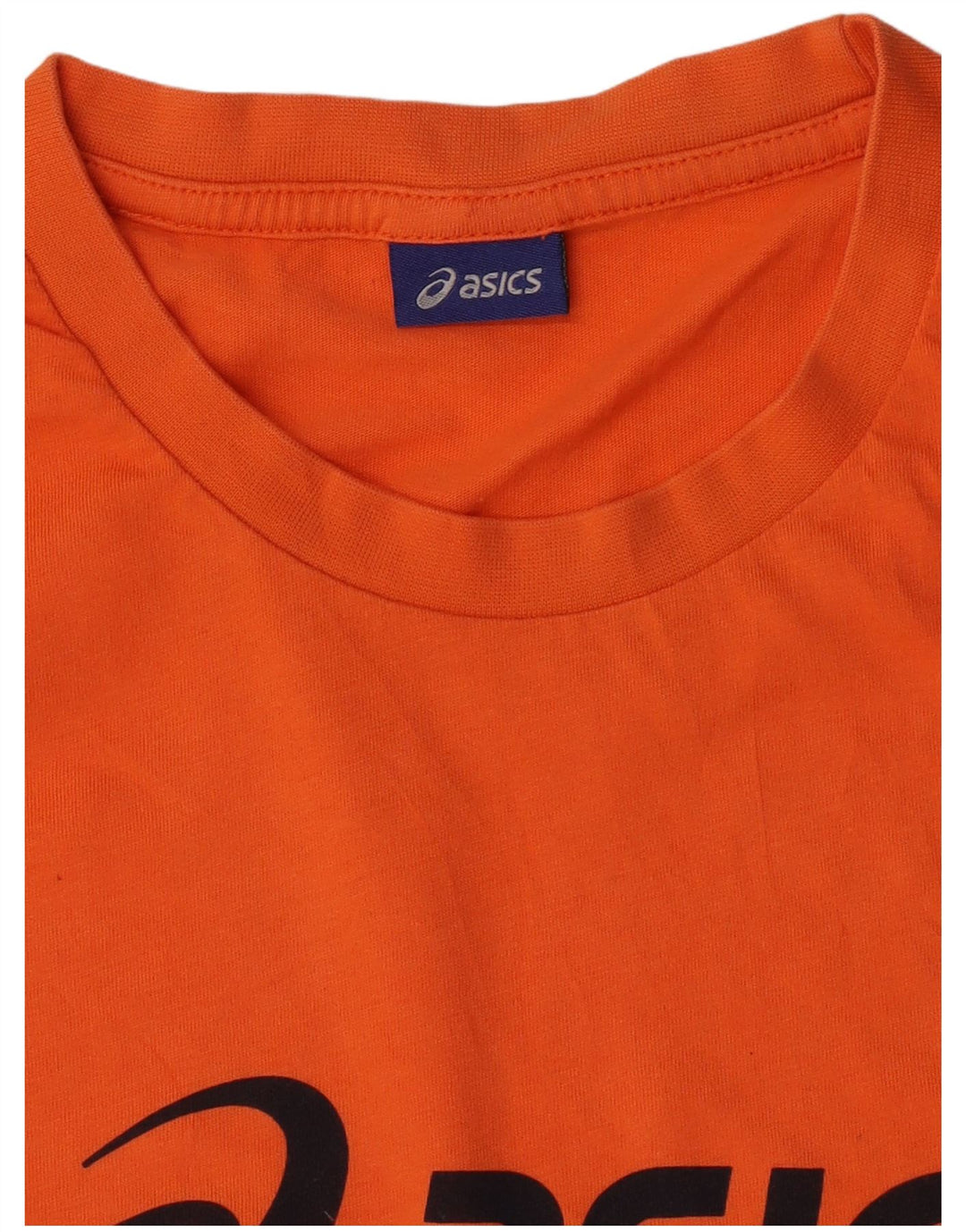 Asics T-shirt graphique pour homme XL Orange Coton