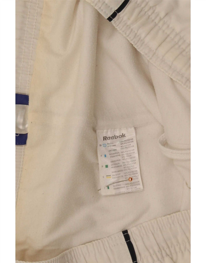 Reebok Bermuda Sport Short Homme Blanc Petit Polyester