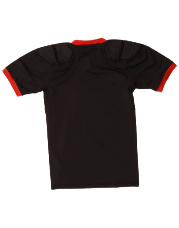 Canterbury T-shirt graphique pour garçon 10-11 ans Large Noir Colourblock