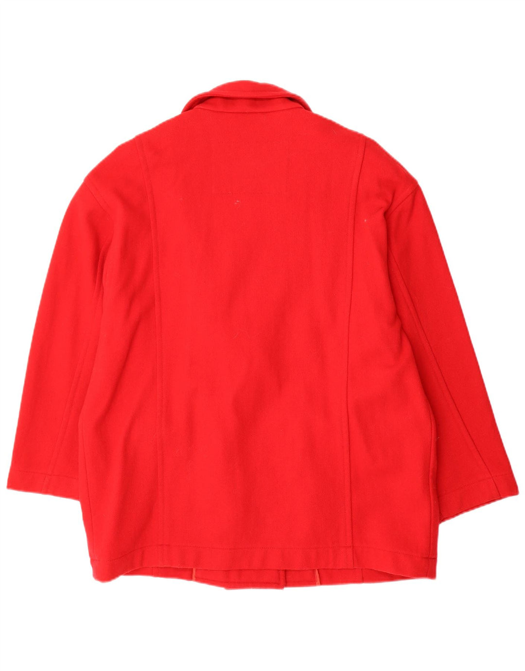 Penny Black Manteau surdimensionné à double boutonnage pour femme UK 12 Laine rouge moyen