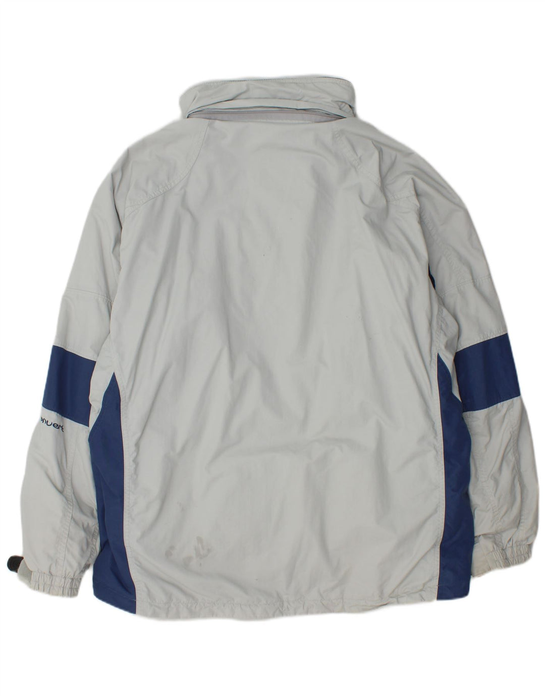 Columbia Veste coupe-vent pour homme UK 40 Large Bleu Colorblock Nylon