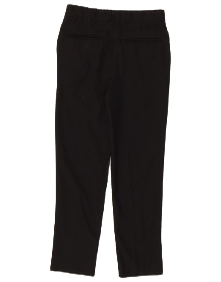 Monsoon Pantalon Chino Droit Garçon 8-9 Ans W23 L22 Noir Polyester