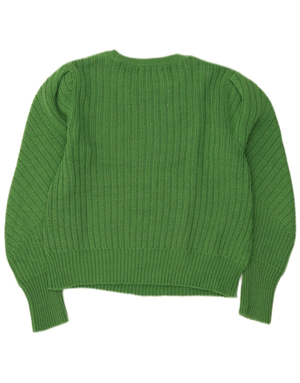 Marks & Spencer Pull col bateau pour femme UK 12 Vert moyen