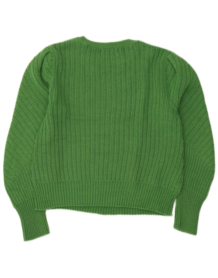 Marks & Spencer Pull col bateau pour femme UK 12 Vert moyen
